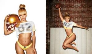 Luxurious figure of Beyonce