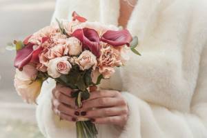 Pink bridal bouquet 5
