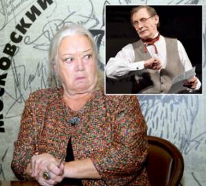 With her first husband Vasily Bochkarev, Polyakova began in student performances, and now the former spouses are stars of the Maly Theater
