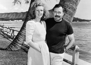 With his third wife Martha Gellhorn.jpg