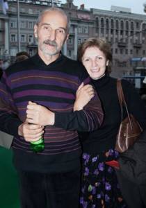 With his wife Olga Ivanovna
