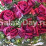 Салат на свадьбу «Цветы для невесты»