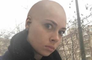 Samburskaya shaved her head