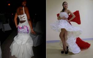 The most ridiculous wedding dresses of 2021 - Top terrible photos