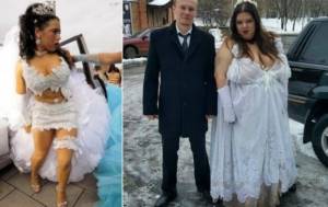 Самые нелепые свадебные платья 2021 года - Топ ужасных фото