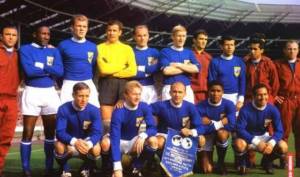 World team at the “match of the century”. Wembley Stadium, 1963 