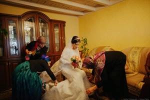 bride&#39;s preparations