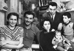 Family of Evgeny Primakov: wife Laura, son Sasha and daughter Nana