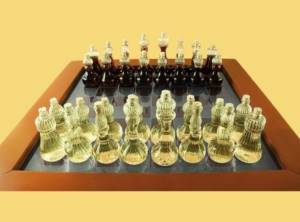 Chess glasses.