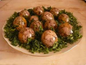 Beef balls in jelly