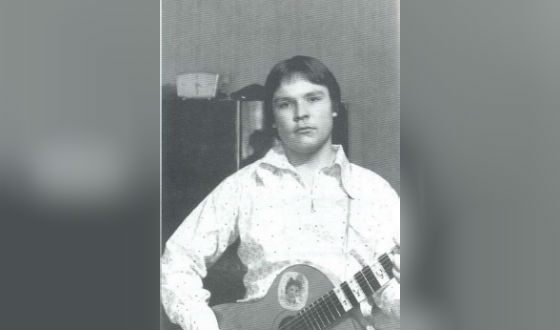 School photo of Mikhail Krug (then Vorobyov)