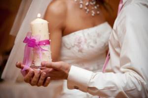 символическая свадебная церемония - семейный очаг