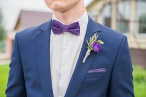 blue wedding suit for the groom photo 1