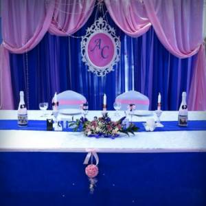 blue presidium for wedding