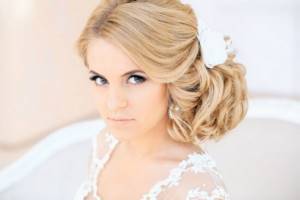 collected hairstyles for wedding photos