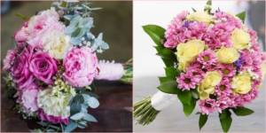 Combine roses with carnations and chrysanthemums