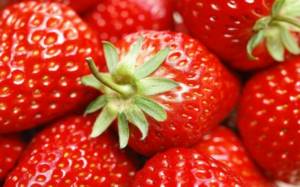 Juicy strawberry as a symbol