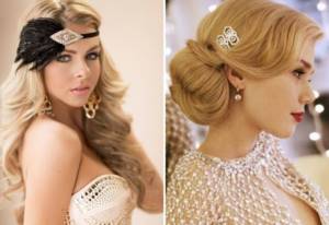 Gatsby style for long hair
