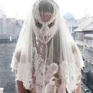 Scary wedding dress