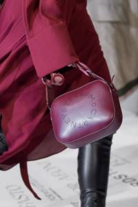 Bag for a burgundy dress. Stella McCartney Collection 