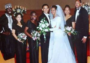 Barack and Michelle Obama&#39;s wedding