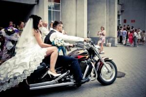 Motorcycle wedding 5