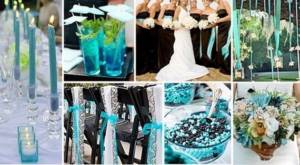 Wedding in turquoise color