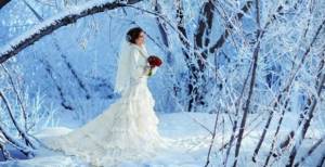 Свадьба в декабре: холод счастью не помеха!