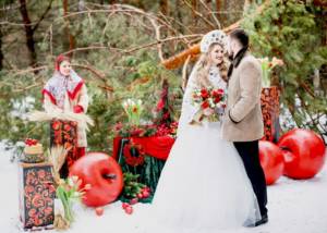 Свадьба в русском стиле 3