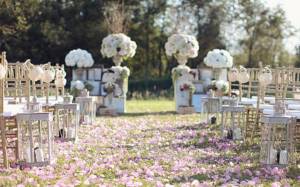 wedding in Provence style, ceremony decor