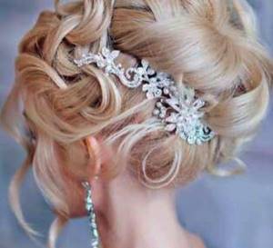 wedding hairstyle with braiding