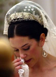 Wedding tiara of Crown Princess Mary of Denmark