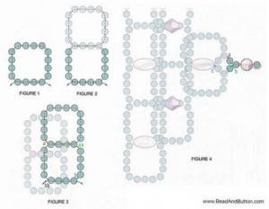 Wedding necklace made of beads: master class with diagrams