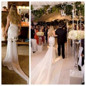 Fergie wedding dress