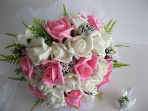 Свадебные букет из роз