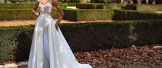 Wedding jumpsuits - the best ideas for brave brides 2