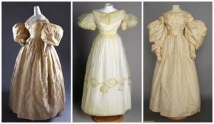 Свадебные платья 1830е