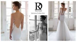 Wedding dresses with open neckline and back from Riki Dalal