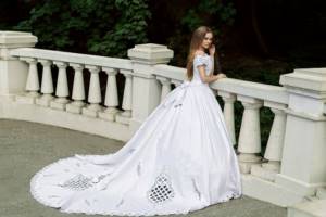 свадебные платья со шлейфом 4