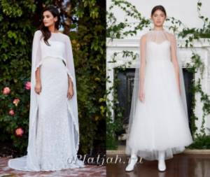свадебные платьяосень-зима 2018-2019 модные тенденции фото