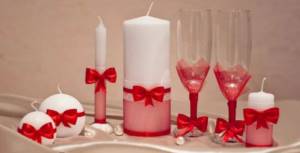 wedding candles for the family hearth