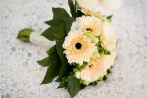 Wedding bouquet of gerberas
