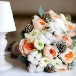 wedding bouquet of artificial flowers 2