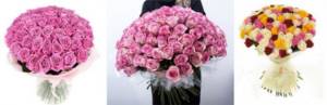 Wedding mono bouquet with luxurious roses