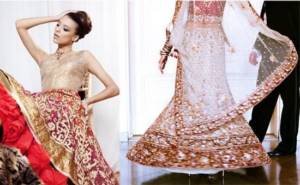 Indian style wedding dress