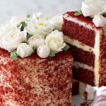 свадебный торт «Красный бархат» 7