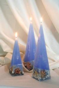 свечи в морском стиле