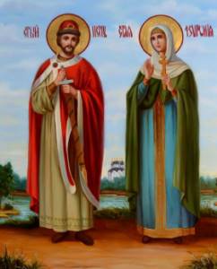 Holy Blessed Prince Peter and Princess Fevronia of Murom