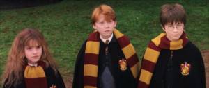 Такими были Уотсон, Грин и Рэдклифф в первой части «Гарри Поттера»