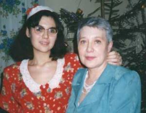 Tamara Zibunova with her daughter